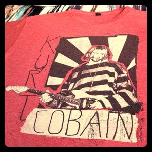 Kurt Cobain (Nirvana) T-Shirt!